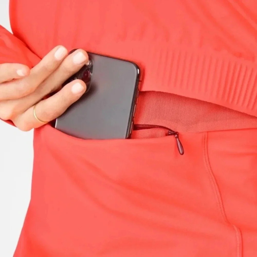 Fabletics The Trinity Performance Jacket In Orang… - image 4